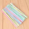 Bendable Plastic Straws for Drinks Cocktail Granite Straw Plastic Drinking Tubes Multicolor Fluorescent Plastic Drinking Straws