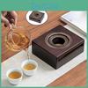 Bamboo Retro Teapot Tea Warmer Candle Stand Holder Tool For