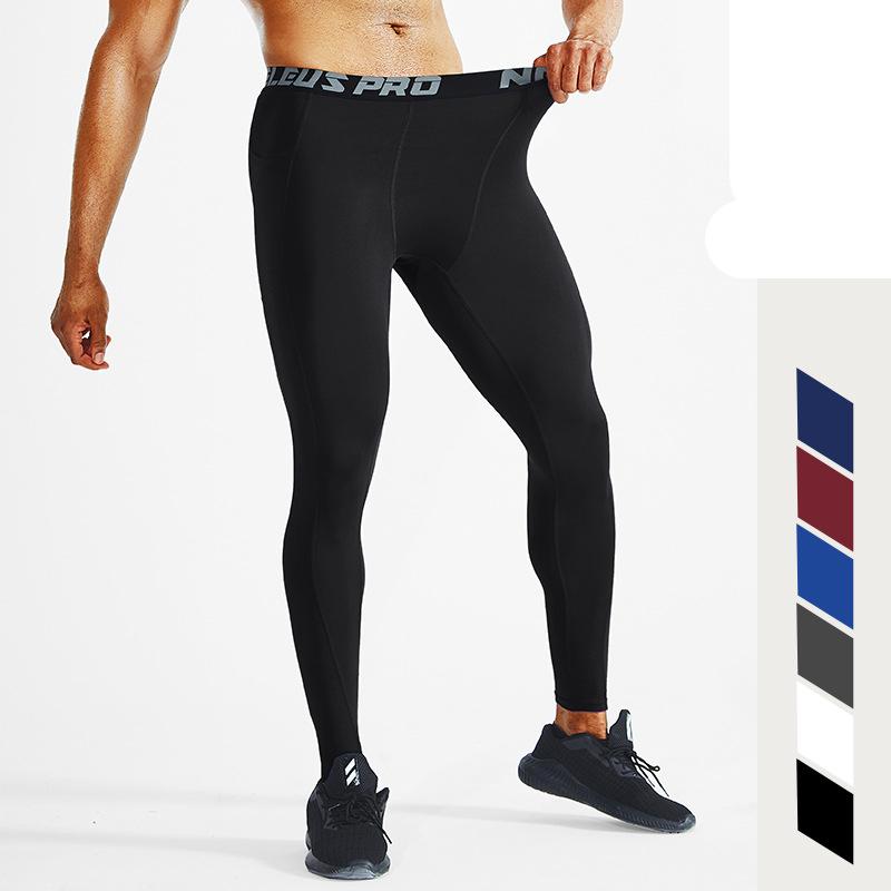 Men's Active Pants Gym Fitness Running Skinny Sports Bottom Boy Leggings Training Tight Workout Quick Dry Trouser
