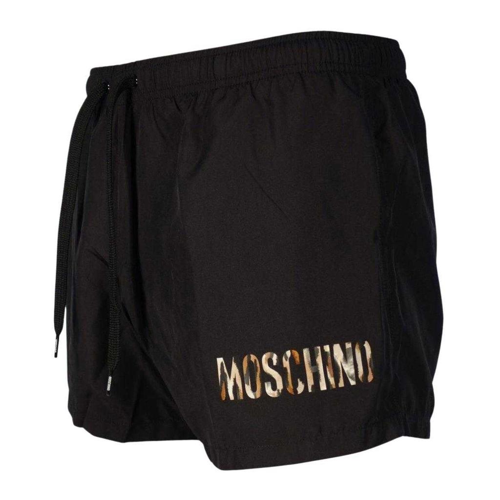 Moschino Mens Leopard Print Swim Shorts