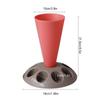 Piping Bag Nozzles Storage Rack Stand With 8 Slots Large Capacity Pastry Bag Mounting Holder Organiser Baking Accessories