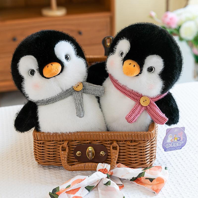 Süßer Schal, Mond, Pinguin-Stofftier, Acht-Zoll-Puppe, Puppe, Aquarium-Souvenir