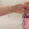 Korean Knotted Heart Round Beads Bracelet For Women Girl Simple Fashion New Jewelry Ladies Gift Party pulseras mujer
