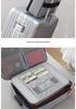 Japanese Style Multi-layer Travel Document Bag: Large Capacity Passport & Card Holder with File Organization