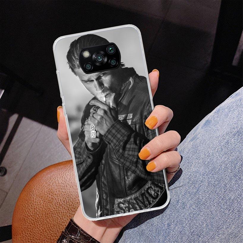 

Sons Of Anarchy Black Phone Case For Xiaomi Poco X7 X6 X5 Pro F7 Ultra Redmi 15C 15 13C 13 12C 12 10 10A 10C 9 9A 9C 9T Cover Po Xiaomi Poco F7 Ultra