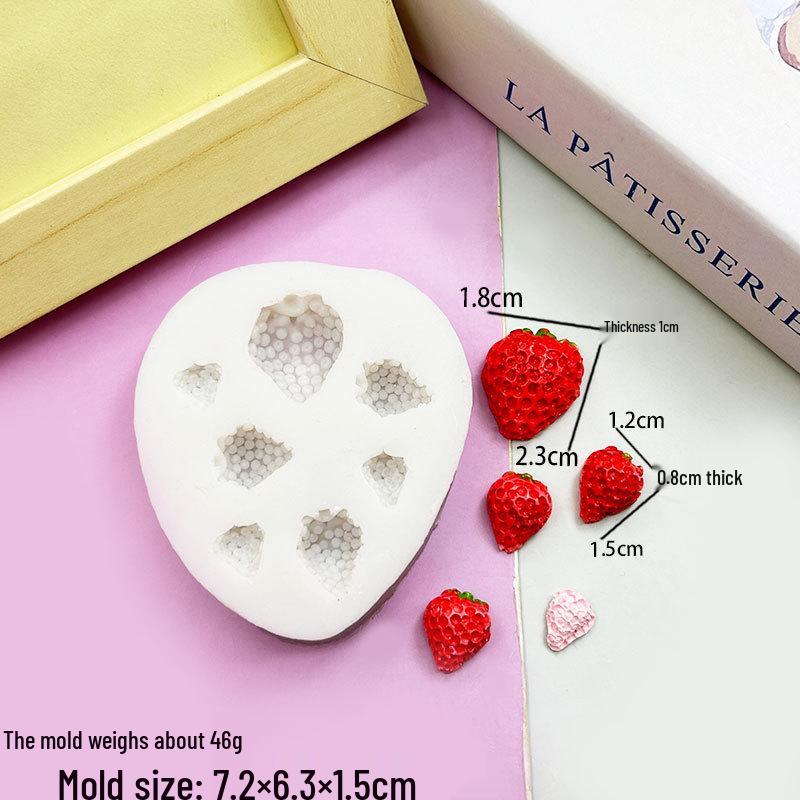3D Berry Squeeze Mold for Cake & Soap Decorations