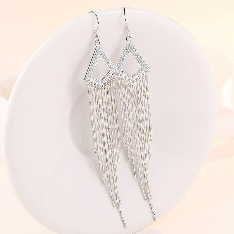 Lindon Zircon Copper Alloy Earrings Drop Earrings For Women Wedding Party Gifts
