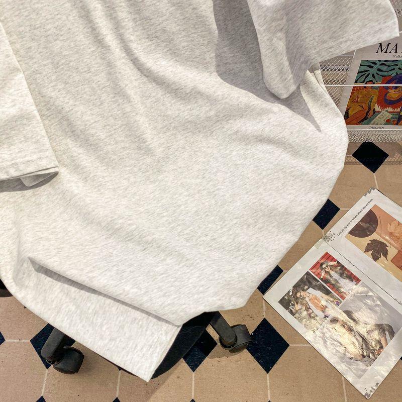 Letní dámské tričko s potiskem koťátka, designový smysl, niche, retro, volné, s krátkým rukávem, všestranné