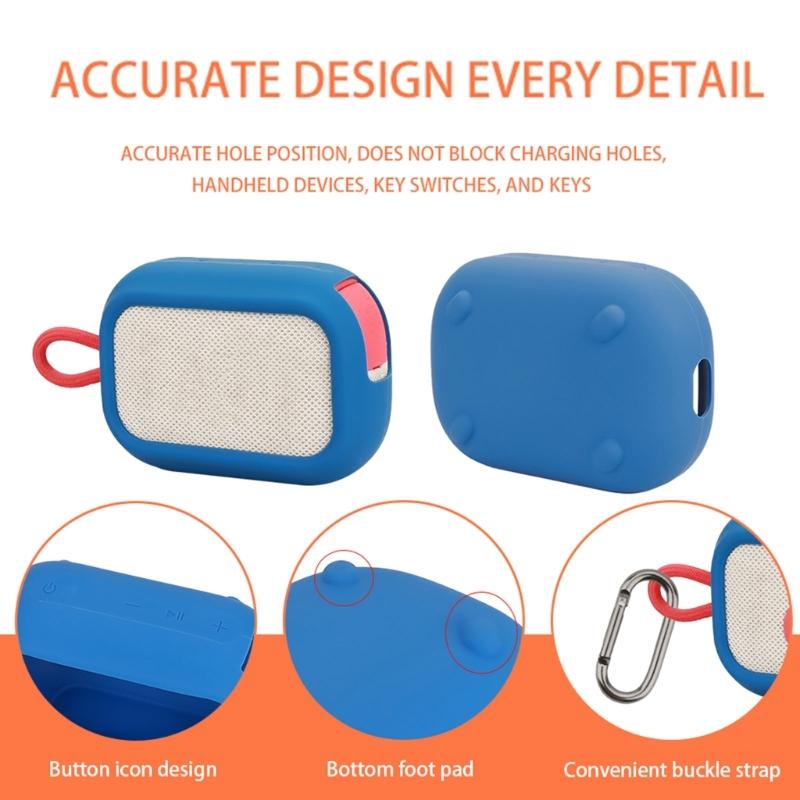 Silikonhülle Schutzhülle Kratzfeste Abdeckung für Select 4 Go Bluetooth-kompatibler Lautsprecher Gehäuse Hülle
