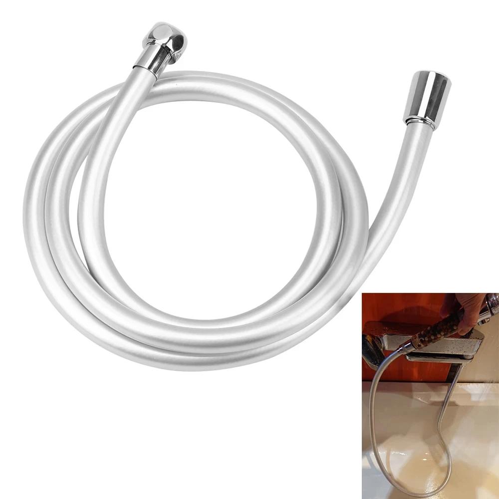 PVC Handheld Shower Head Hose Universal Flexible Anti Winding Explosion-proof Water Tube Bathroom Faucet Hose Extension Pipe