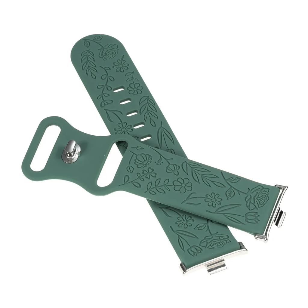 New Carving Strap for Redmi Watch 4 Magnetic Silicone Band for Xiaomi Mi Band 8 Pro 9 Pro Smartwatch Bracelet Accessories Correa