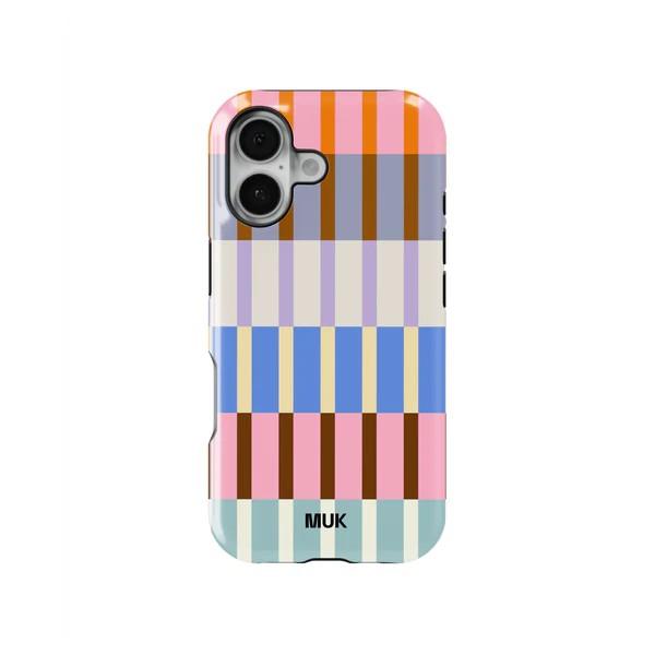 

Colorful Stripes Phone Case For IPhone 17 16e 16 15 14 13 12 11 X XS XR XSMAX 7 8 Air Pro Max Plus Luxury Double-layer Cover iPhone 13