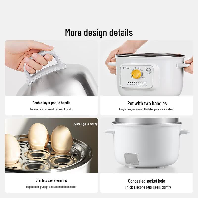 Buydeem G32 Mini Multifunctional Electric Steamer CN plug (adapter included)