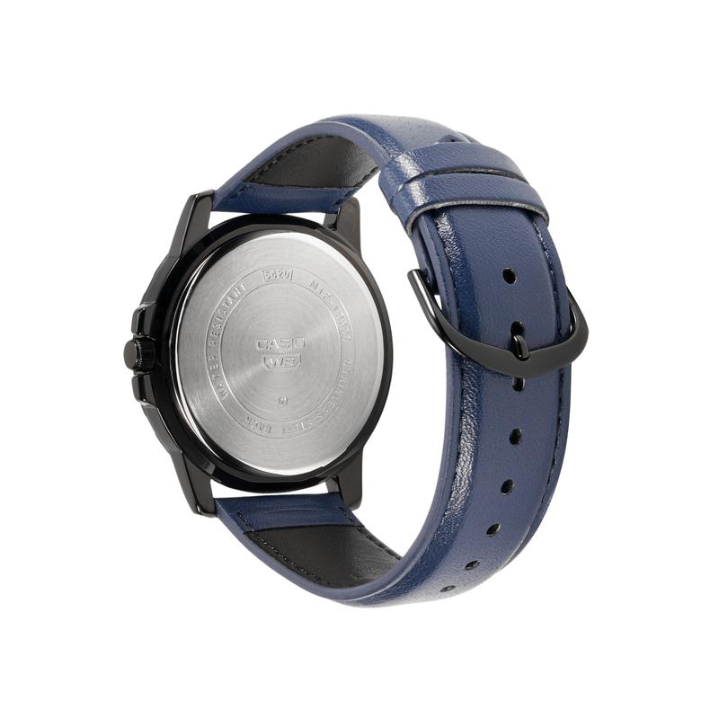 Casio STANDARD Series DRESS Series Classic Simple Exquisite Fashion Quartz Movement Leather Strap Japanese and Korean Watch Men's Watch MTP-VD300BL-2E