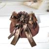Lace Decorated Hair Accessories Bowknot Flower Decor Mesh Bag Hair