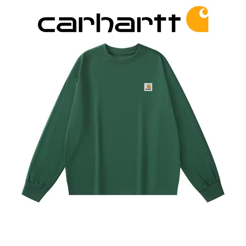 carhartt 2025 Nové vysoce kvalitní logo s logem z bavlněné látky s dlouhým rukávem pro muže a ženy