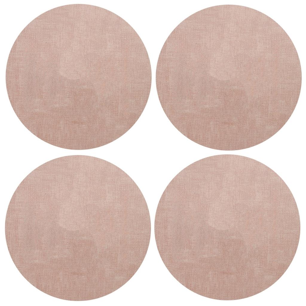 Dining Table Accessories 33cm Round Mats Casual Dining Easy Clean Placemats Elegant Dining Decor Flexible Table Placemats