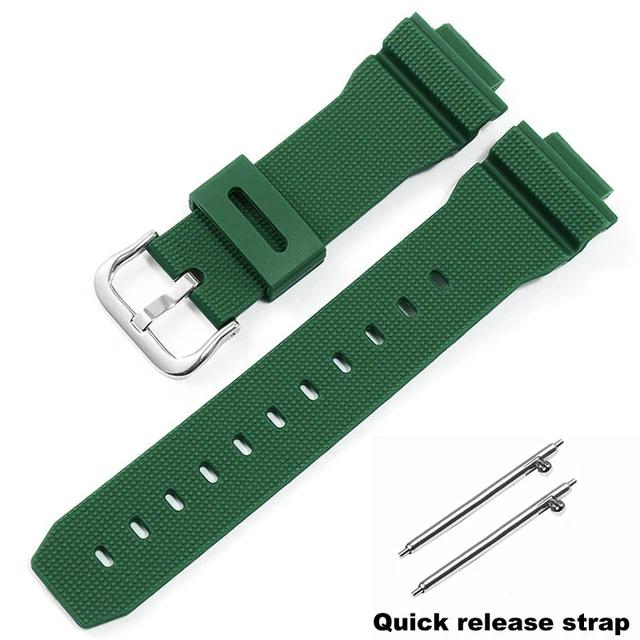 Prémiový gumový řemínek k hodinkám Pro Casio G-Shock GM2100 GA2100 DW5600GM GA 2100 DW6900 silikonové řemínky doplňky 16mm