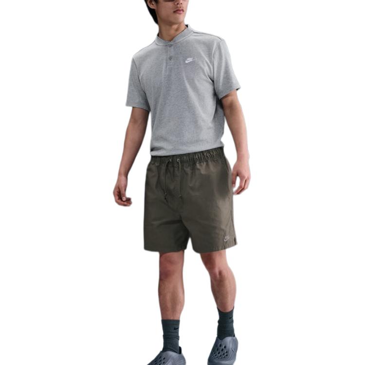 

Nike Club Futura Удобная футболка с коротким рукавом и круглым вырезом Мужские топы Темно-серый Светло-дымчато-серый Белый HQ5975063 M