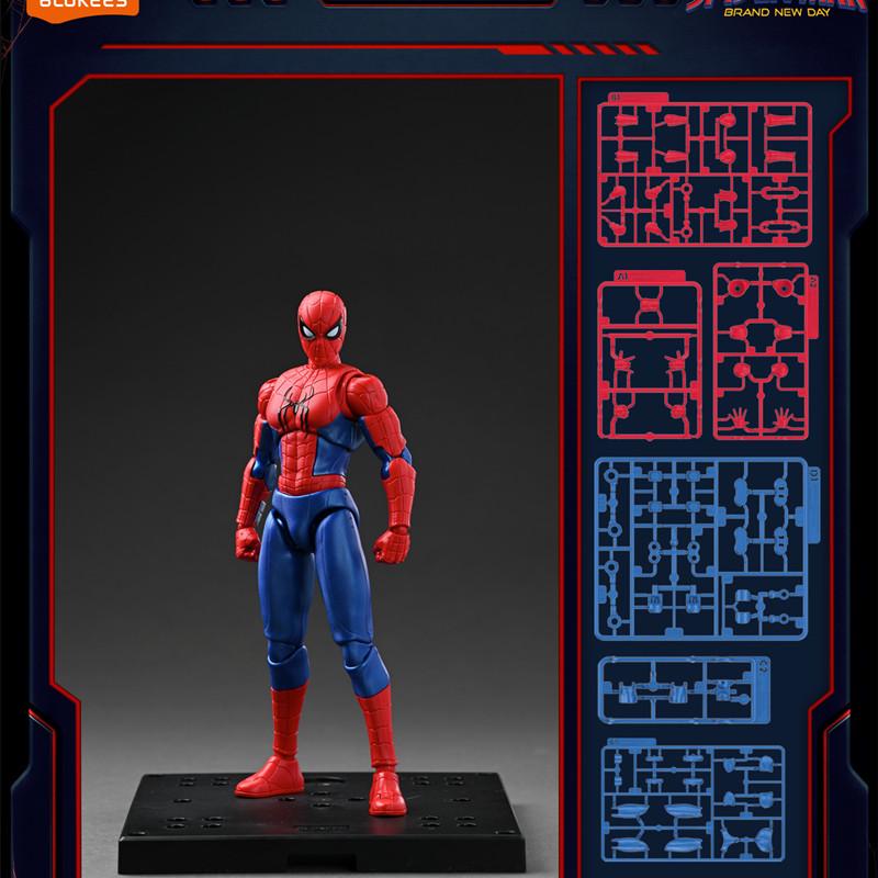 SpiderMan: Brand New Day Beyond Version Action Figure Movable Model Assembly Toys Desktop Ornament Birthday Gifts