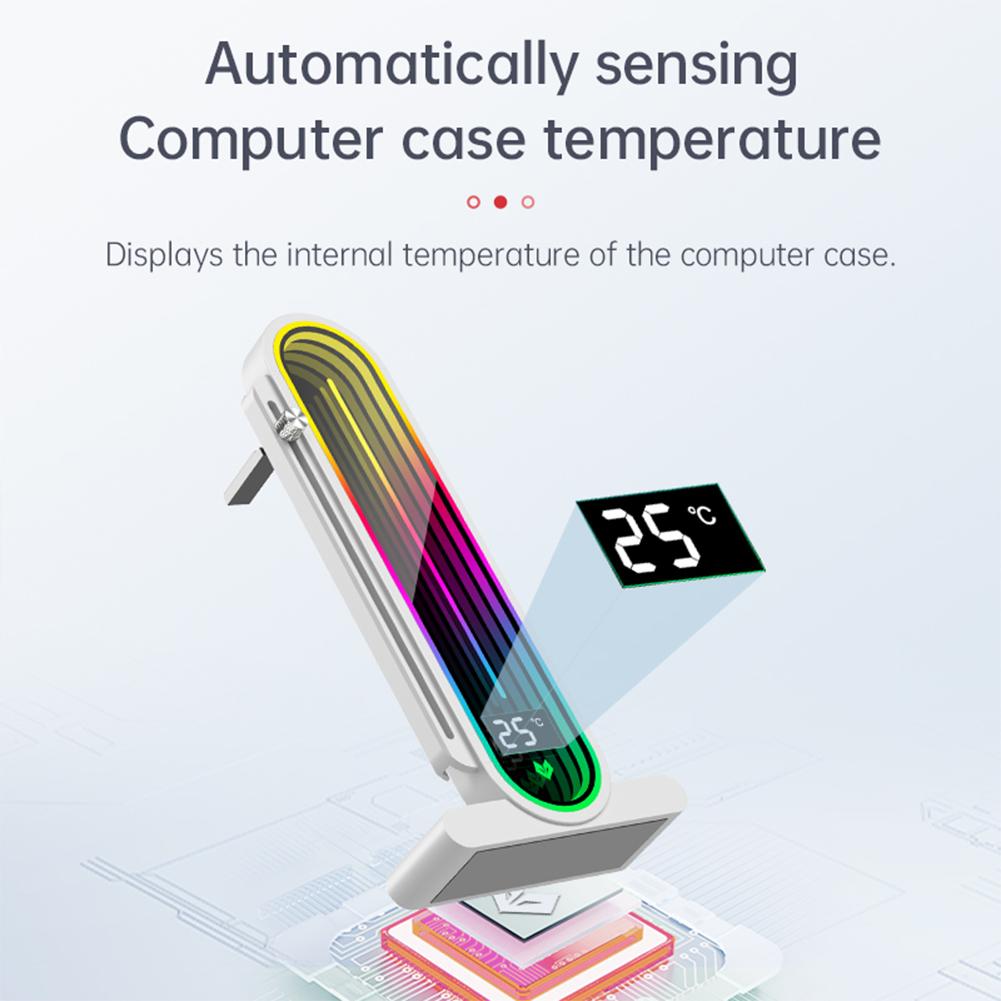 Graphics Video Stand 5V 3Pin ARGB GPU Support Stand With LED Smart Temperature Display PC Case VGA Holder Graphics Card Bracket