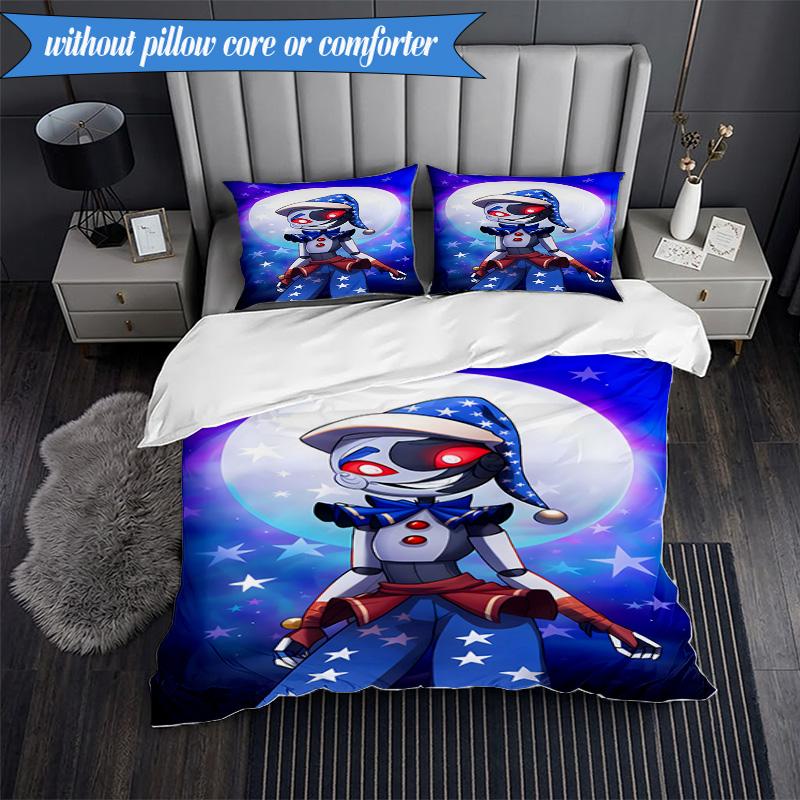 Skull And Sun Carnival 3pcs K-pop music group Bedding set,Ideal for Bedroom, Dormitory,Including Duvet Cover And 2pcs Pillowcases,Fan gifts