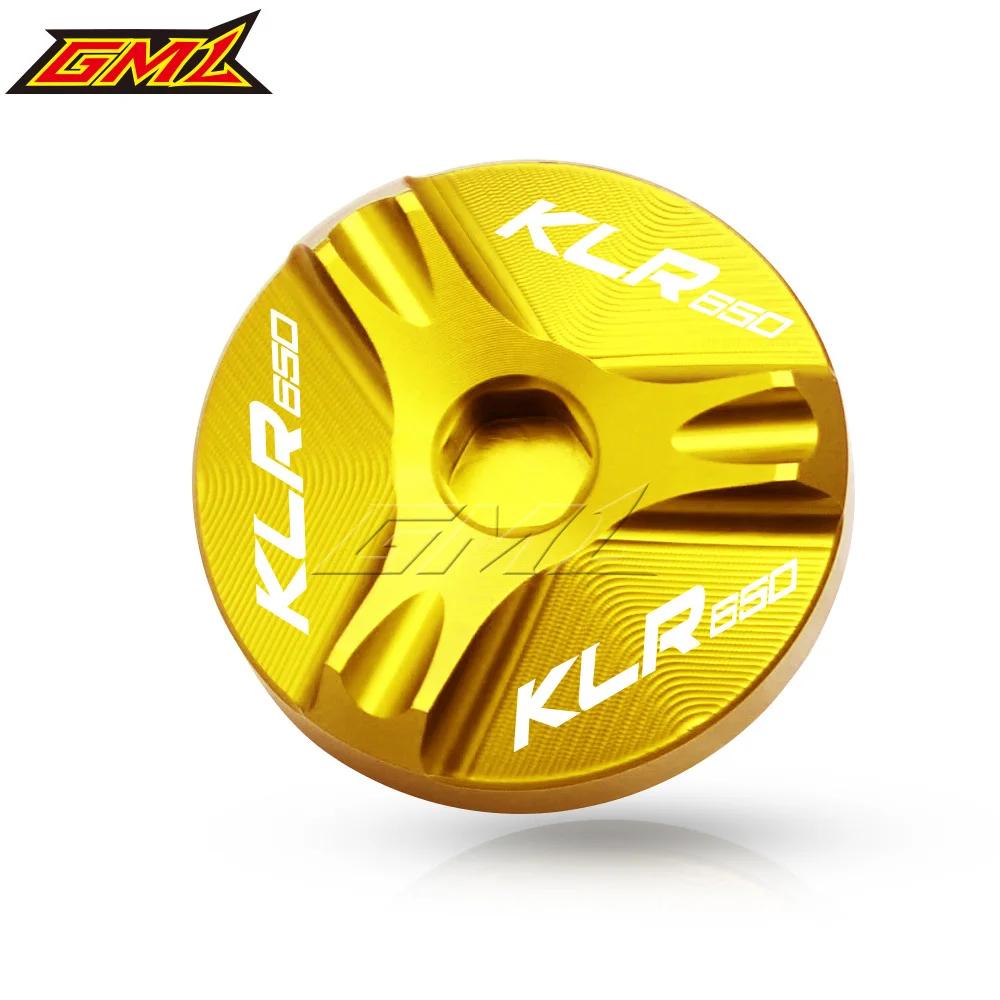 Motorcycle  Accessories Aluminum Engine Oil Drain Plug Sump Nut Cup Cover Oil Filler Cap For Kawasaki KLR650 KLR 650 1984-2015