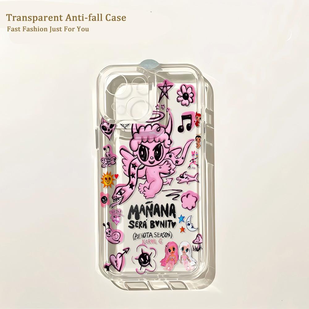 

Phone Case For Fashion Karols G Mananas Bichotas iPhone 17 16 16e 15 14 13 12 11 Mini Pro Max X XR XSMax 7 8 Air Plus Back Cover iPhone 11