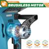 12 Inch Brushless Electric Saw With Oiler Cordless Portable Garden Woodworking Cutting Tool Machine For Makita 18V Battery
