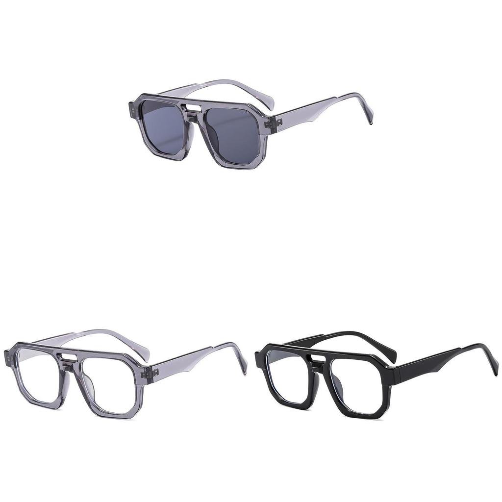 Retro Double Beam Pilot Sunglasses For Men Women Uv400 Fashion Outdoor Travel