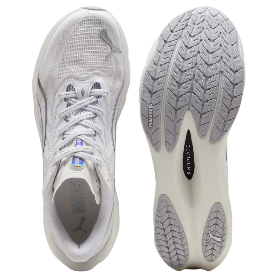 Puma Deviate Nitro 4 2E Široké Pohodlné Prodyšné Lehké Běžecké Boty Pánské Tenisky Bílé 312123-02