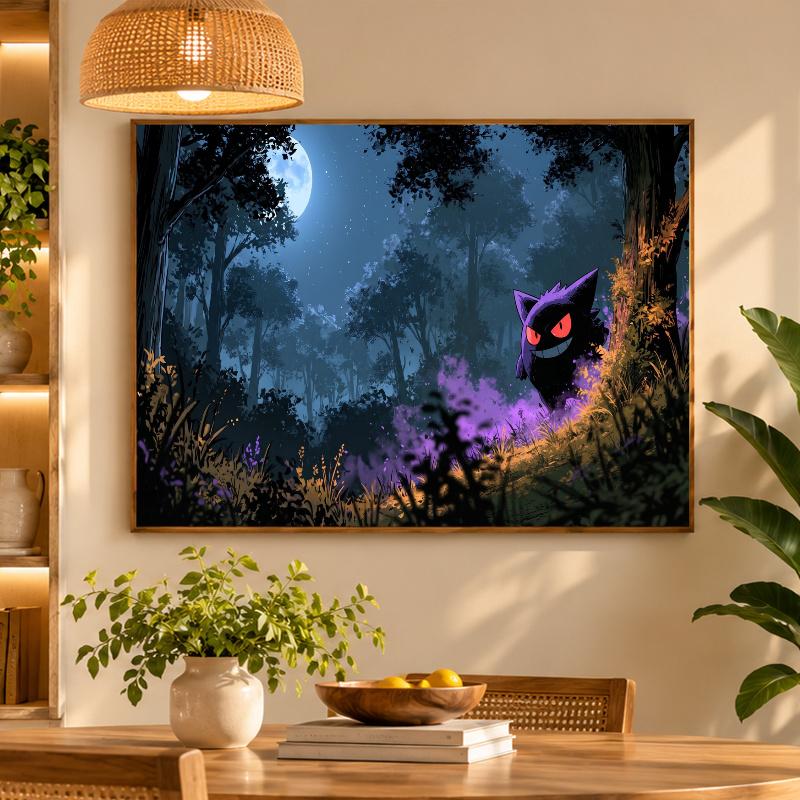 5D Diamond Painting Gengar DIY Full Drill Diamond Art Kit Home Decoration