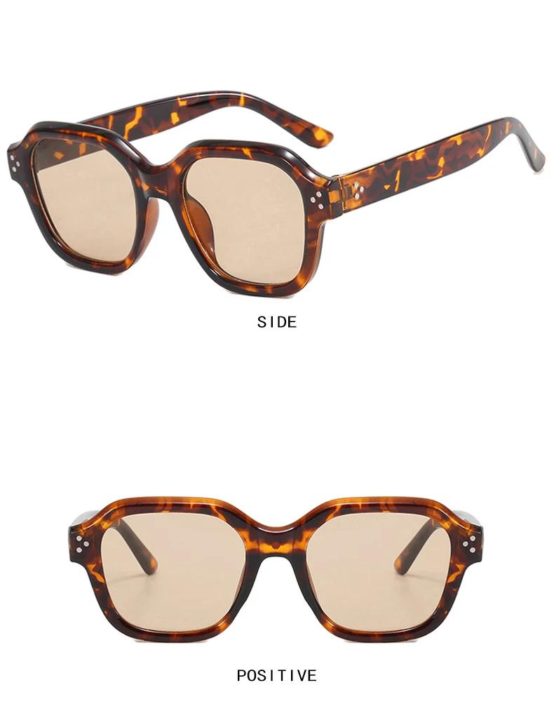 Comfortable Mirror Square Sunglasses Women Men Black Trendy Big Frame Designer Brand Eyewear Female Male