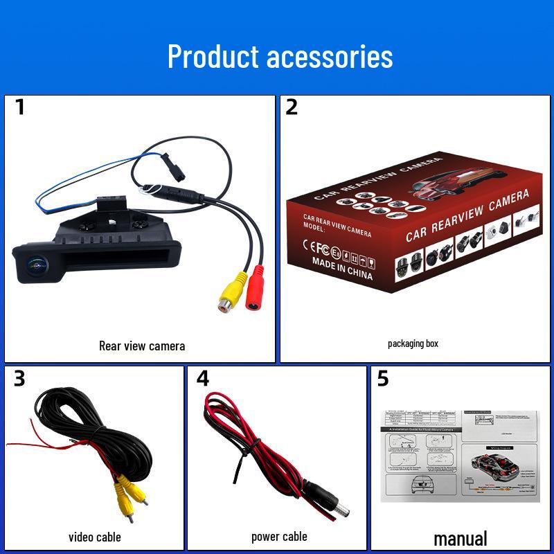 Waterproof HD Rear View Backup Camera for BMW 5 Series (2008/2010)