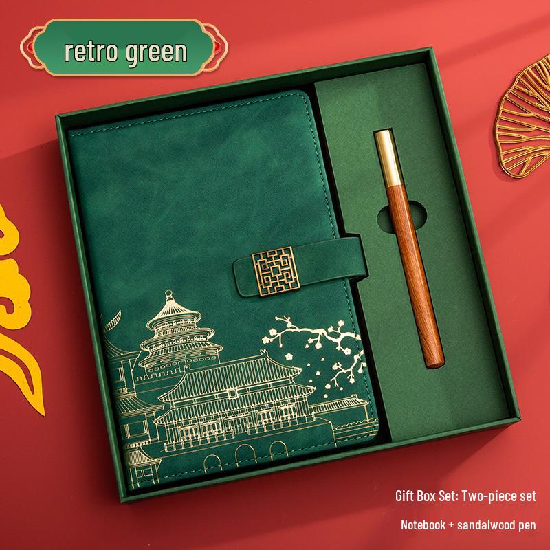 Guochao A5 Business Notebook Gift Set – Customizable Souvenir Diary