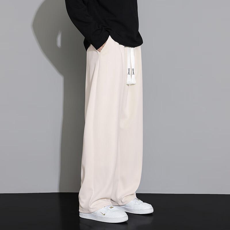 Men's Japanese Retro Loose Straight Casual Pants DFK11