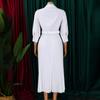 Vêtements d'été surdimensionnés pour femmes, couleur unie, longues robes plissées, jupes de fête, de mariage, jupe bouffante pour femmes avec ceinture