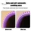 Self Groomer Cat for Cardboard Boxes, DIY Grooming Brush Friendly Toy Ring, Hands-Free Massage Comb House Door Hole Tunnel