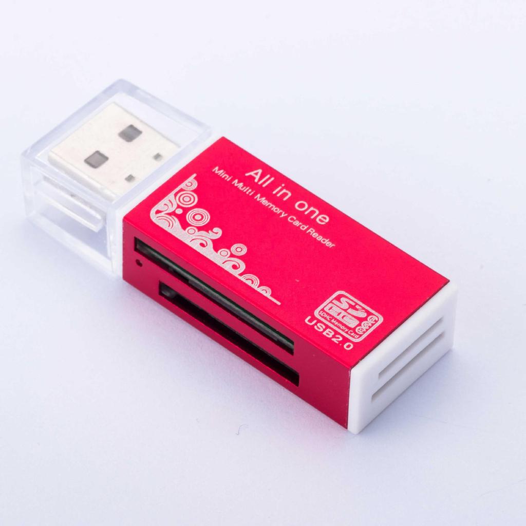 Shiyou SY-638 High-Speed USB 2.0 All-in-One Card Reader: Supports TF, M2, MS, SD Cards