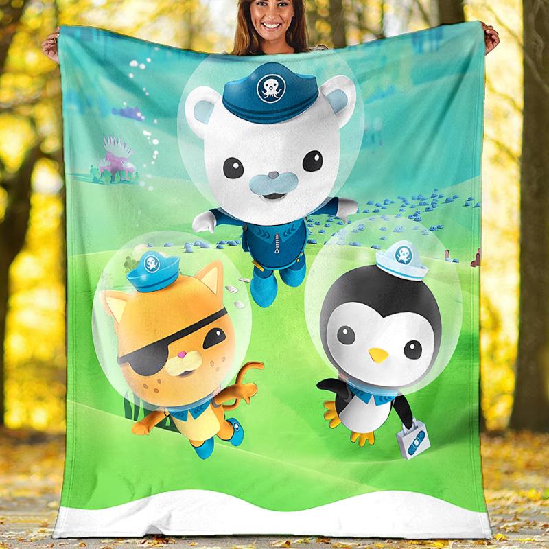 The Octonauts6 Printed Throw Blanket—lightweight,soft,warm;versatile Blanket for All Seasons—perfect As &air-conditioning Throw,nap Blanket