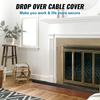 3 PCs Drop Over Cable Cover Ramp, 2,000 Lbs/axle Load Capacity, Heavy Duty Cable Hose Protector Ramp, Floor Cord Cover for High Walking Traffic Areas