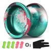 Aluminum Yoyo Ball Christmas Professional Yoyoball Competitive Aluminum Yoyo Ball Yoyoball Gift with Strings and Glove