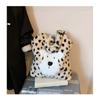 Tooxika Autumn And Winter High-grade Fur Bag Leopard Print Underarm Bag Fashionable Plush Puppy Shoulder Bag