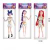 11.5-Inch K-POP Demon Hunter Doll with Light & Music - White Outfit, 11 Joints