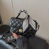 Small square bag summer handbag women's new high-end diamond chain shoulder messenger bag