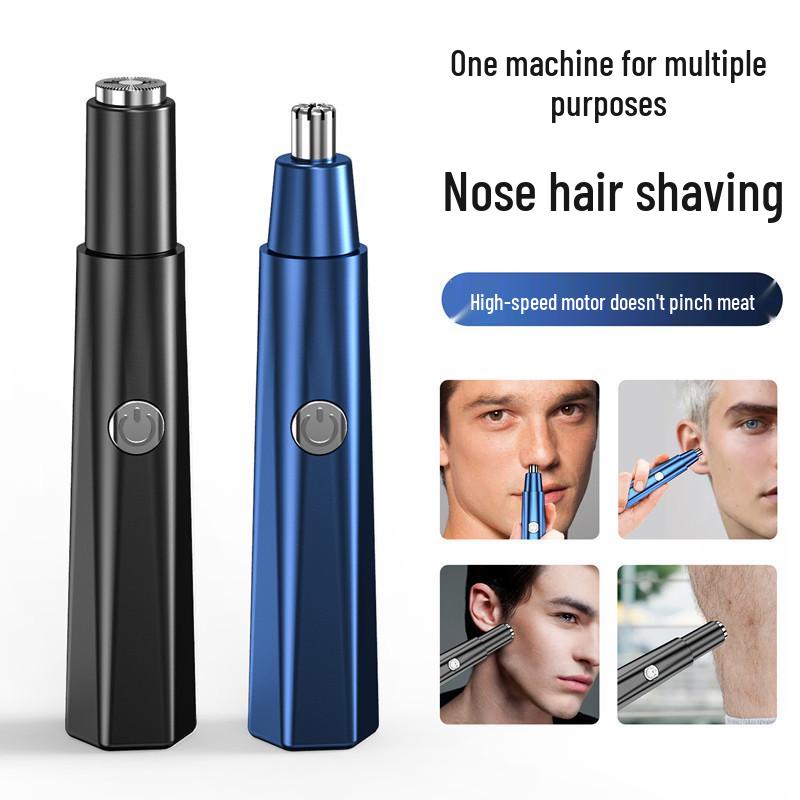 USB Rechargeable 2-in-1 Nose Hair Trimmer & Men's Shaver