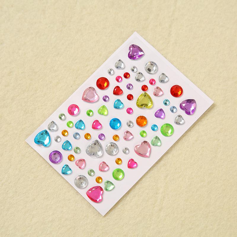 

Customizable Acrylic Car Interior Rhinestone Stickers for Kids - Various Specifications, DIY Diamond Decor