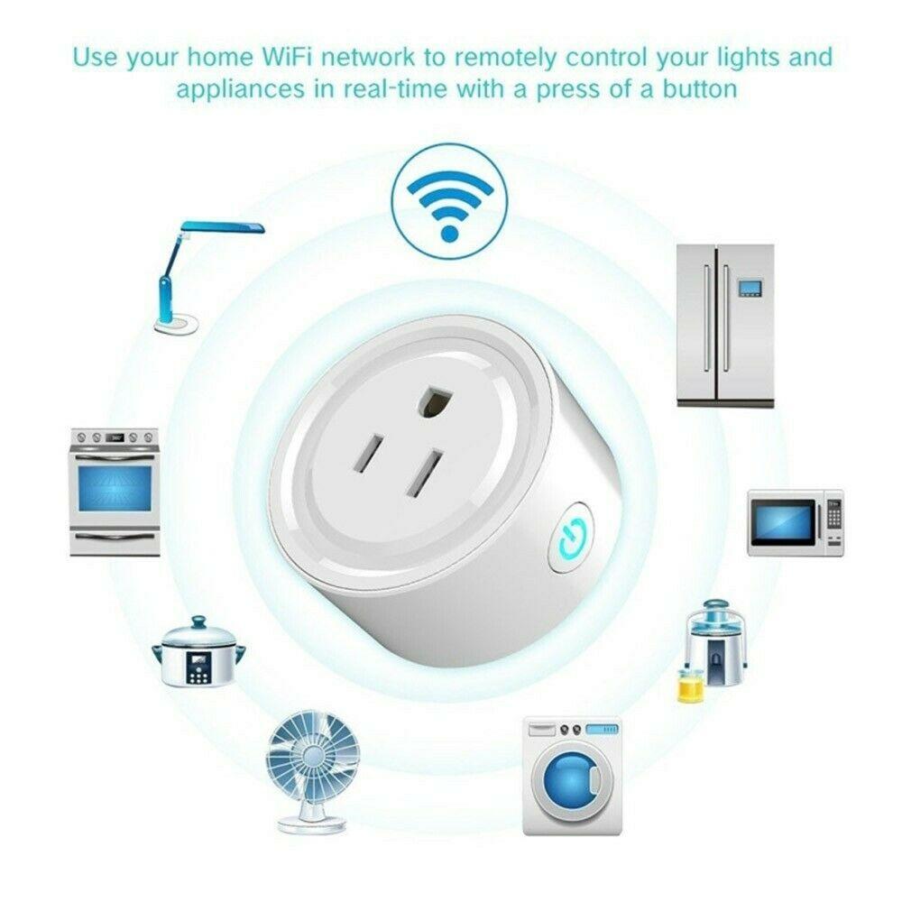 Smart Plug WiFi Socket Outlet APP Remote Control Switch Voice Timing US Standard
