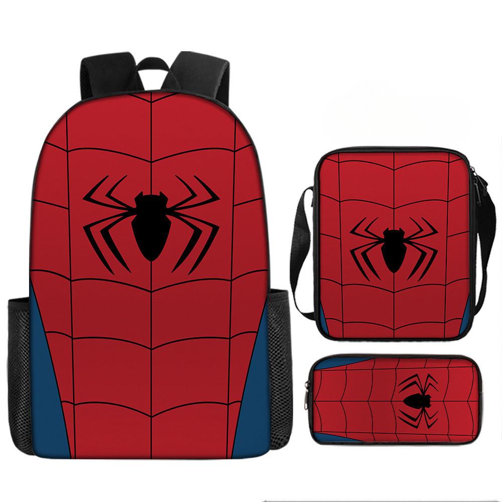 Child Printed Backpack Schoolbag Shoulder Bag Pencil Bag