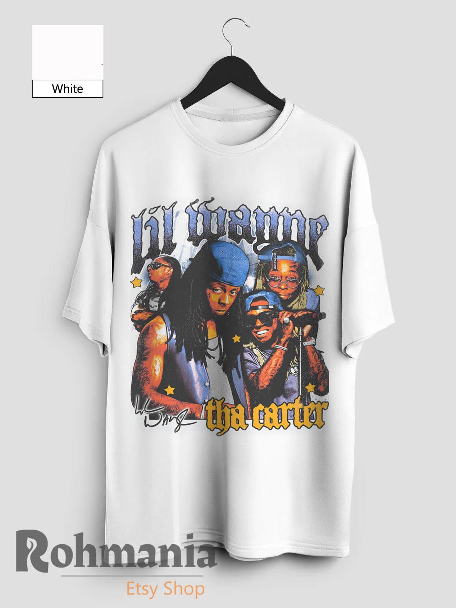 Lil Wayne Tha Carter T-Shirt, Rap Hip Hop Music Shirt, Personalized Casual T-Shirt 4XL
